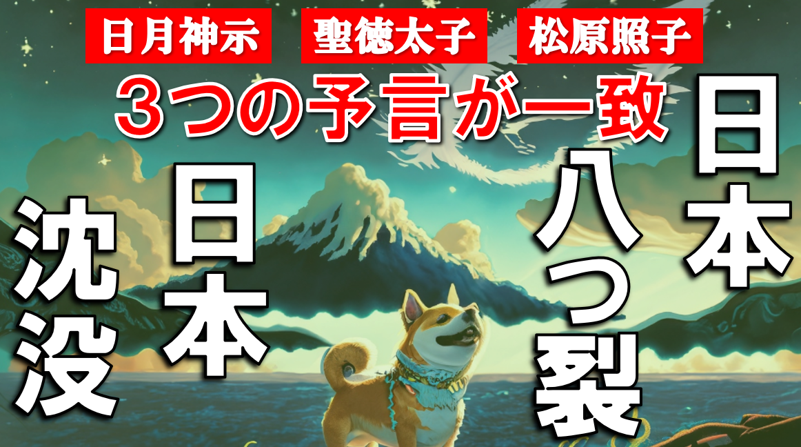 【日月神示・予言】駿河灘からやって来る!聖徳太子も松原照子さんも見事に一致!日本沈没・日本八つ裂きの予言が多すぎる件